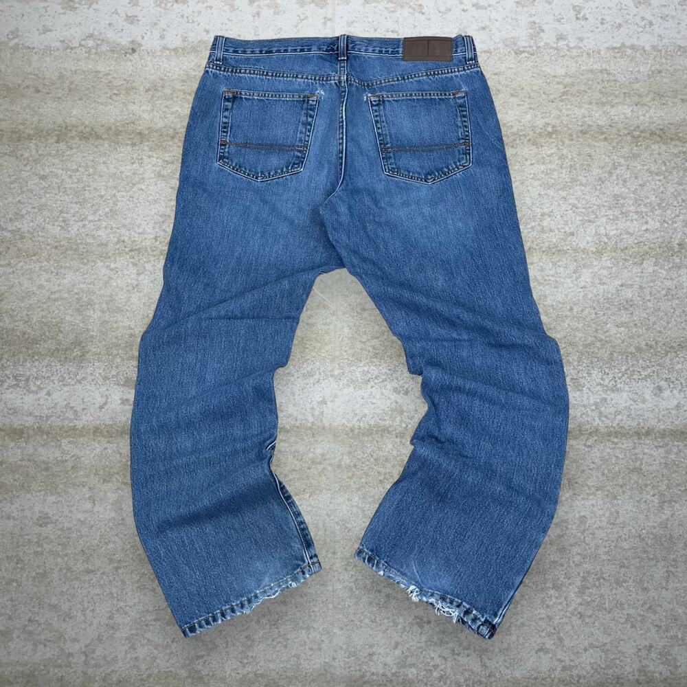 Vintage Y2K Tommy Hilfiger Jeans 34x30 Relaxed Fit Medium Wash Denim